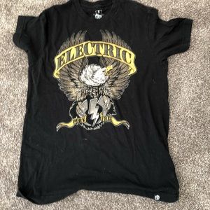 Electric “born free” eagle t shirt